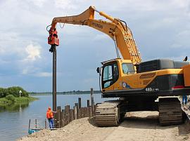 Вибропогружатель Daedong DPD700T на экскаваторе Hyundai R480LC-9S, Komatsu, Caterpillar, Hitachi, Volvo, Hyundai, JCB, Liebherr, Case, New Holland, КРАНЭКС, ТВЭКС, Четра, Sany, SDLG, Doosan, Zoomlion, XCMG, Liugong, Sunward, Shantui, Lonking, Lovol, LGCE,